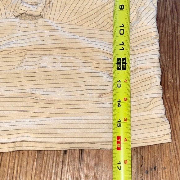 Zara Cut Out Striped Cotton Crop Top with Spaghetti Straps. XS - Picture 10 of 10